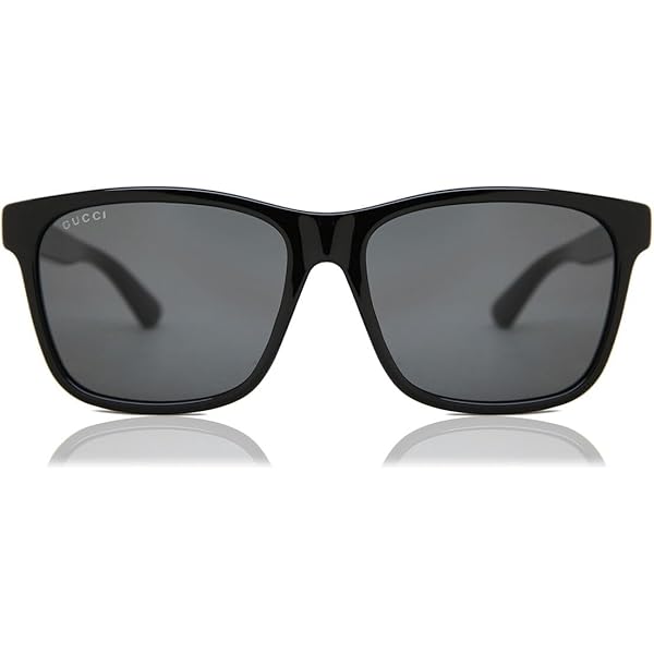 Amazon.com: Gucci GG1449S Black/Grey Shaded 55/19/140 women